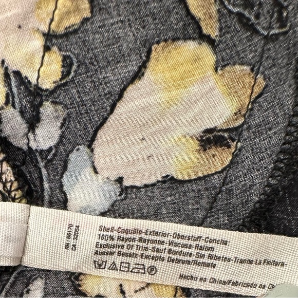 Free People Floral Mini Dress in Black and Yellow - Picture 9 of 9